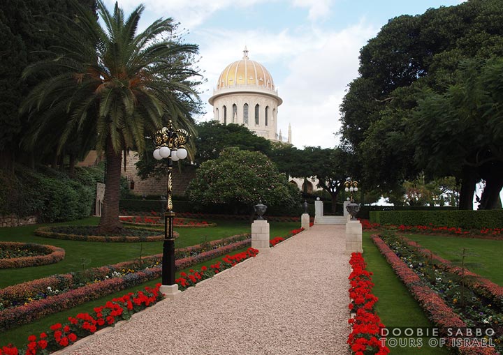 The Baha'i Gardens in Haifa.