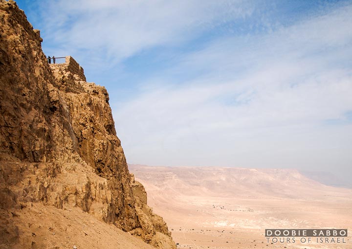 Herod the Great built palaces on the mountain of Masada.  Today there are only ruins.