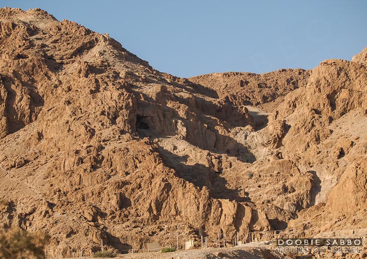 Qumran, where the Dead Sea Scrolls were discovered.