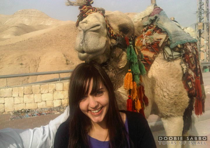 Singer with the popular band The Arrows, Christie Desfontaine toured Israel with tour guide Doobie Sabbo.