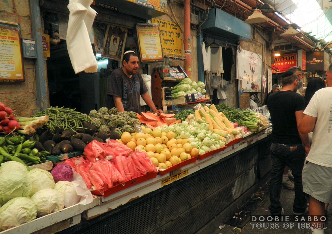 Machane Yehuda open air market.